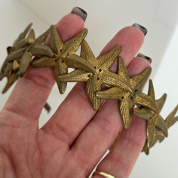 Eugenia Kim RARE HAND CAST bronze STARFISH headband bought at Henri Bendel, NYC main image 5